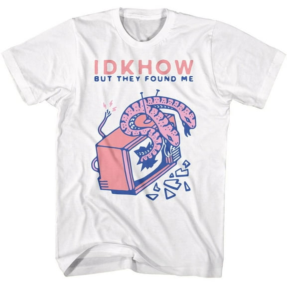 iDKHow Double Snake White Adult T-Shirt 2Xl