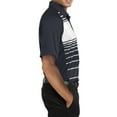 thumbnail image 3 of Mafoose Men's Dry Zone Sublimated Stripe Polo Black 2X-Large, 3 of 5