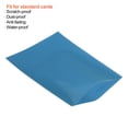 thumbnail image 4 of Unique Bargains Card Sleeves Waterproof Soft Trading Cards Protector Blue 2 Pack/100 Sleeves, 4 of 5