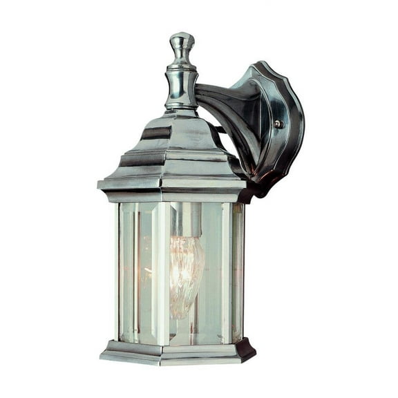 Trans Globe Lighting 4349 Templar 1 Light Lantern Outdoor Wall Sconce - White