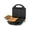 2-Slice, variant on Classic Waffle Iron, 4 Square Belgian Waffle Maker, Non-Stick with Indicator Lights, Compact Design for Easy Storage, Black