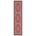 thumbnail image 2 of SAFAVIEH Serapi Winslow Oriental Machine Washable Runner Rug, Red/Blue, 2' x 8', 2 of 2