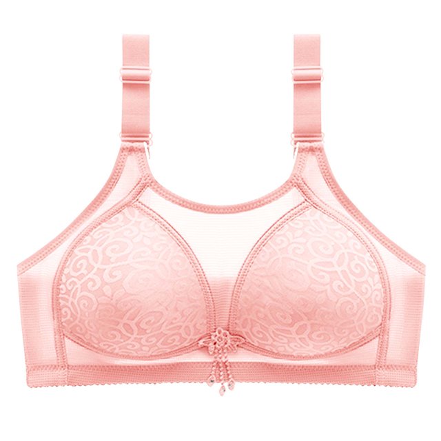 Timegard Bras for Women Mesh Full Coverage No Underwire Adjustable Strap Comfortable Seniors Bralette