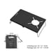 thumbnail image 2 of Mini estufa plegable para acampar, mesa para exteriores, tienda de campaña para senderismo, soportes para estufa de gas (negro) Ehuebsd Para estrenar, 2 of 6