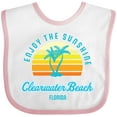 thumbnail image 3 of Inktastic Summer Enjoy the Sunshine Clearwater Beach Florida in Blue Boys or Girls Baby Bib, 3 of 4