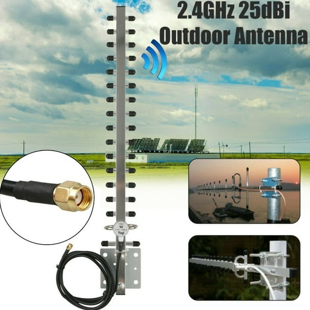 Replace RPSMA 2.4GHz 25dBi Directional Wireless Antenna WiFi For