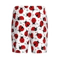 thumbnail image 4 of Picia Ladybug And Heart Pajama Shorts for Men, Men's Pajama Bottoms, Sleepwear,Short Pajama Pants-XX-Large, 4 of 9