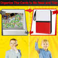 thumbnail image 6 of Card Binder 9 Pocket,Trading Card Binder Holder Fits 900 Cards with 50 Removable Sleeves,Trading Card Holder Binder for Game Cards Collection,Binder Book Case Album for Boys Girls Gift, 6 of 7