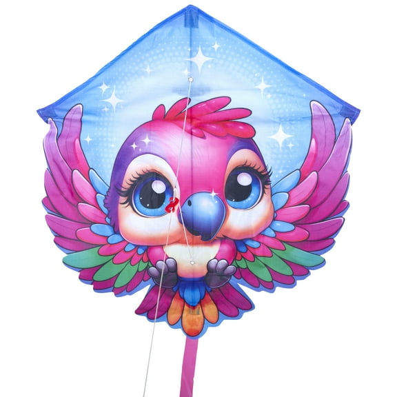 Kites Ready 2 Fly, Pop Up Birdy Kite, Handle and Easy Clip Included, Children Ages 4 and Up