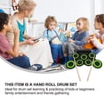 thumbnail image 3 of 1 Ensemble de Tambour Compact Portable USB Tambour Électronique Rouleau à Main pour Enfants, 3 of 9