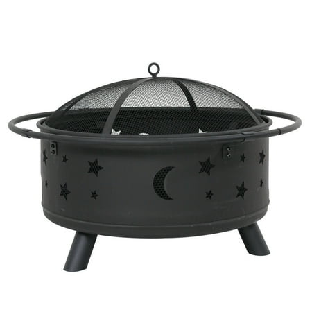 Gizmo Supply 30' Patio Fire Pit Ring Backyard Grill Metal Stove Gizmo Supply 30' Patio Fire Pit Ring Backyard Grill Metal Stove Fireplace Heater w/ - Gizmo Supply 30' Patio Fire Pit Ring Backyard Grill Metal Stove