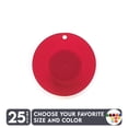 thumbnail image 1 of 25 Units Acrylic Circle Blanks With Hole 1/8" Thick - Tranlucent Colors - (Size 5") Made in USA, 1 of 3