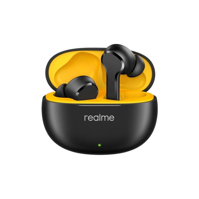Realme Buds T100 5.3 auriculares Bluetooth AL ENC cancelador de ruido para llamadas IPX5 Waterproof Negro