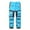 Light Blue, variant on Elainilye Fashion Kids Snow Pants Boys Girls Plush Solid Color Keep Warm Windproof Waterproof Outdoor Hiking Ski Pants, Sizes 5-16Y,Green