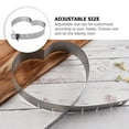 thumbnail image 2 of Shisuyan Adjustable Cake Ring Heart-shaped Cake Circle Stainless Steel Cake Model Baking Tool, 2 of 8