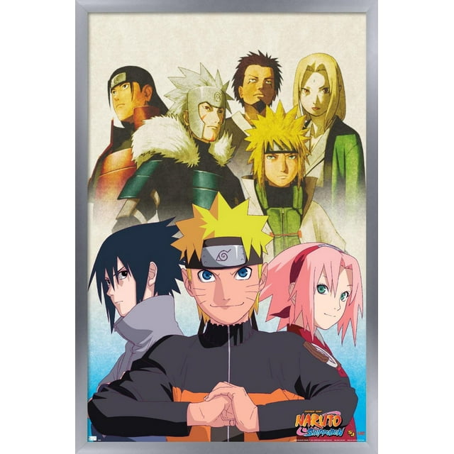 Naruto Shippuden - Key Art Wall Poster, 14.725" x 22.375"