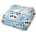 thumbnail image 5 of Panda Blanket for Women Girls Soft Cozy Panda Animal Stuff Decor Throw Blanket Plush Warm Panda Fleece Flannel Gifts Blankets for Adults Kids 50"x40", 5 of 6