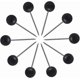 thumbnail image 5 of 400 Pcs Map Push Pins, 1/8 inch Round Head Map Tacks Push Pins Black Drawing Pins with Stainless Steel Point, 5 of 5