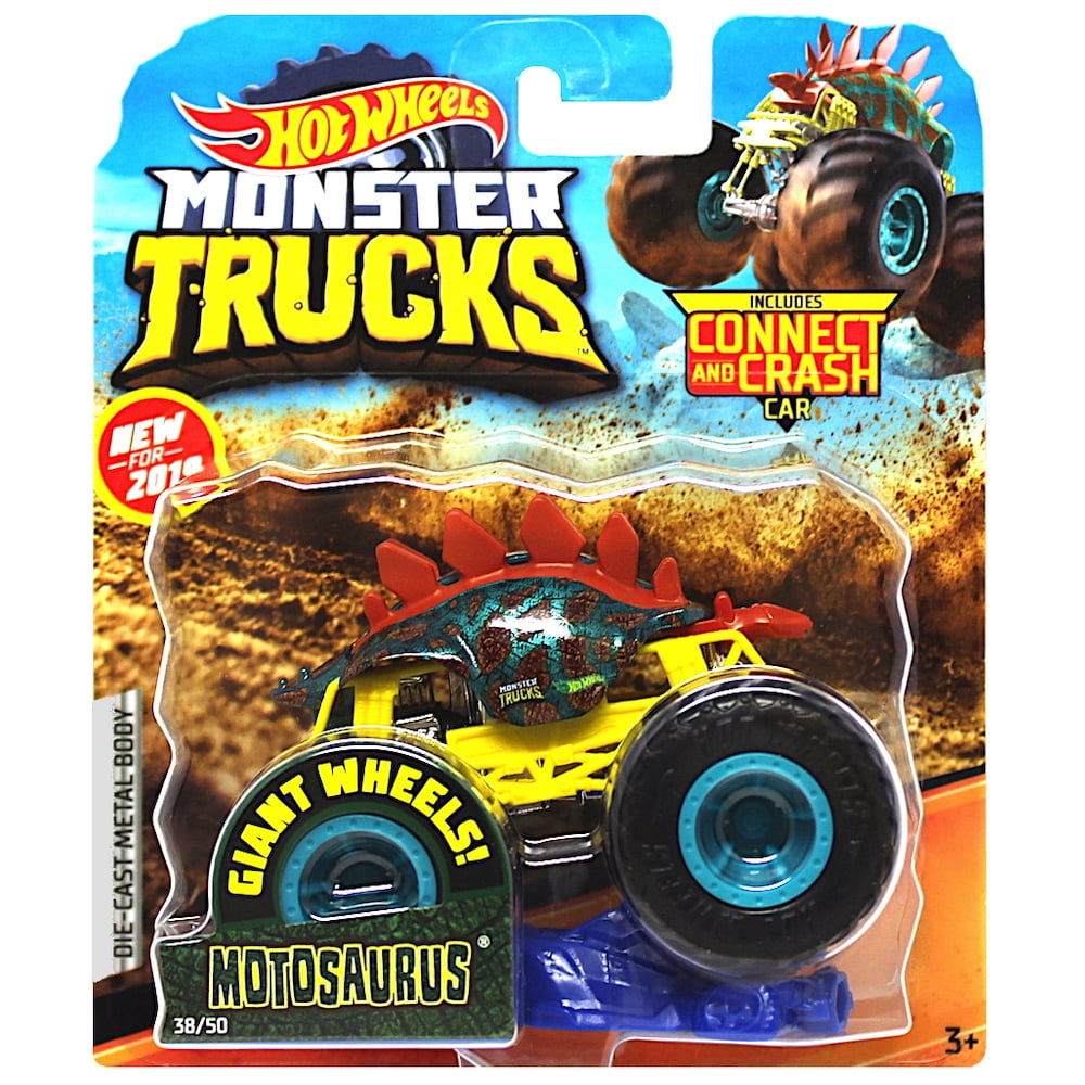 hot wheels monster trucks connect and crash