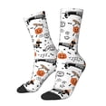 thumbnail image 1 of Fotbe Halloween Dachshund Calcetas Largas con Estampado para Hombre y Mujer – Calcetas de Compresión Transpirables y Elásticas, Viajar y Uso Diario Talla 5-11, 1 of 6