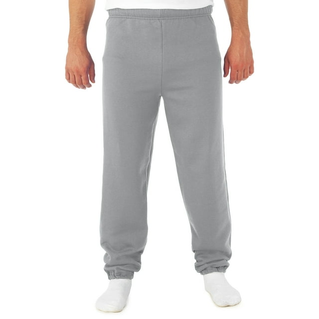 Jerzees Mens NuBlend Elastic Bottom Sweatpants, 3X, Oxford