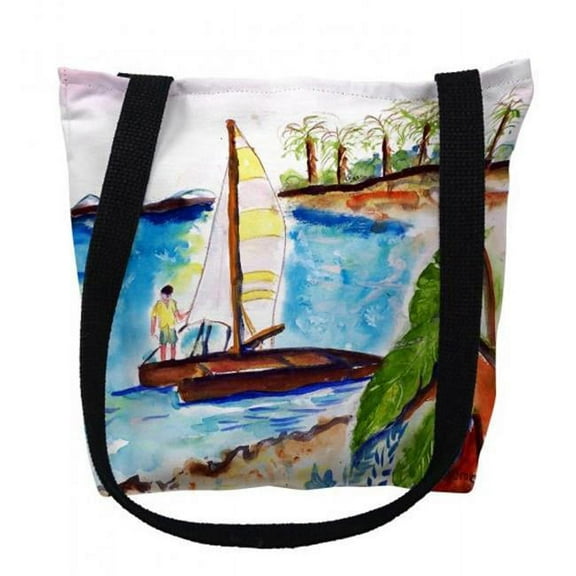 Betsy Drake TY172M 16 x 16 in. Catamaran Tote Bag - Medium