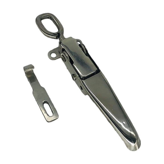 NIAIZEK Galvanized Bin Buckle Hasp 1 Set 7.1x2.4in Heavy Duty Hardware