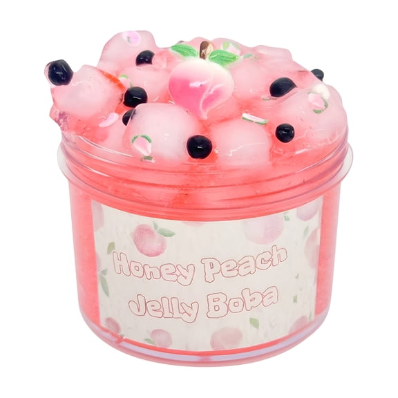 BESTSKY Jelly Cube Crunchy Slime Clear Slime Kit,Crystal Slime,Soft,Non-Sticky,Multicolored/Clear With Color Accents,Gifts,Prize for Girl and Boy