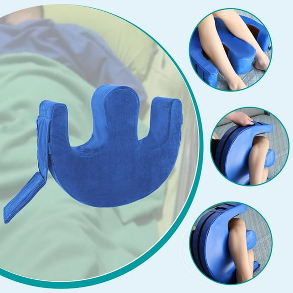 Almohada para piernas y piernas para dar la vuelta a la cama, funda suave y extraíble, almohada en forma de U, almohadilla para cambiar pañales. esponja