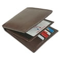 thumbnail image 5 of Wallet for Men-Genuine Leather RFID Blocking Bifold Wallet With ID Window, 5 of 6