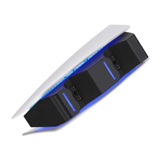 Cateissary Controlador de juegos portátil Base de carga Escritorio para el hogar Ranuras dobles Cargador de Gamepad Accesorios modificados Videojuegos y accesorios