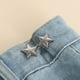 thumbnail image 5 of Fiudx Hebilla de Ajuste de Cintura para Pantalones con Estrella de 5 Puntas, Disponible En Liquidación. Reductor de Cintura Ajustable para Pantalones, Trabilla de Cinturón de Fácil Instalación y Ajus, 5 of 6