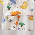 thumbnail image 5 of PEASKJP Spring Toddler Boy Outfit Baby Boy Clothes Toddler Summer Outfit Fishing T-Shirt Tees Shirt + Shorts 6 12 18 24 Months 2T 3T Clothing Set (Sky Blue,18-24 Months), 5 of 6