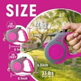 thumbnail image 2 of LIEVUIKEN Retractable Dog Leash Automatic Telescopic Tractor Dog Tape, Pet Tape 10/16 FT Durable and Convenient, with Non-Slip Handle, Suitable for Sm_Gift Of G, 2 of 4