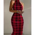 thumbnail image 1 of Party Dress Skinny Rhinestone Chain Pattern Cold Shoulder Dress Ladies Wedding Guest Dresses Elegant Fall Outfits Women_Gift Of G, 1 of 5
