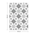 thumbnail image 3 of 4 Pcs Funny Kitchen Towels,Pawprints Argyle Microfiber Dish Towels,Kitchen Tea Towels,Kitchen Towel Set (18" X 26"), 3 of 3