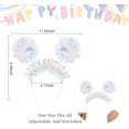 thumbnail image 2 of Monebena Birthday Crown, Happy Birthday Headband for Women Happy Birthday Decorations for Women Birthday Gifts, 2 of 7