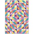 thumbnail image 2 of Connecting Threads Beginner Lap Throw Quilt Kit (40.5" x 56.5") - Half-Square Triangle Fun (Chambray Tonal), 2 of 5