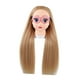 thumbnail image 4 of Cabeza de maniquí de entrenamiento para niños, cabeza de muñeca de práctica de estilismo, modelo de cabeza de muñeca de 25,59 pulgadas con abrazadera Estilo A, 4 of 8