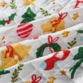 thumbnail image 3 of Christmas Quilt Set - Lightweight, Soft, Seasonal - 3-Piece Reversible Holiday Bedding Set (Full / Queen, Celebration), 3 of 6