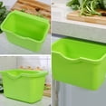 thumbnail image 5 of Kaola Kitchen Cabinet Door Plastic Basket Hanging Trash Can Waste Bin Garbage Bowl Box, 5 of 8