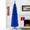thumbnail image 5 of National Tree Company Artificial Christmas Tree, Blue Tinsel, Includes Stand, 6 feet, 5 of 6