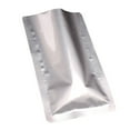 thumbnail image 1 of 100pcs Aluminum Foil Mylar Bags Flat Vacuum Sealing Bag Food Storage Pouches Heat-resistant Packaging Bag (12x17cm), 1 of 6