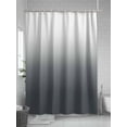 thumbnail image 5 of Boanket Polyester Fabric Grey Ombre Shower Curtain, Farmhouse Gradient Modern Abstract Art Waterproof Bathtub Curtain Bathroom Decor Set with Hooks 54 x 78 Inches,, 5 of 6