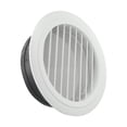 thumbnail image 3 of Évents de Conduit Ronds Ventilés Intérieurs Grille Abs Ventilation Murale Couvre-Évents 200Mm, 3 of 10