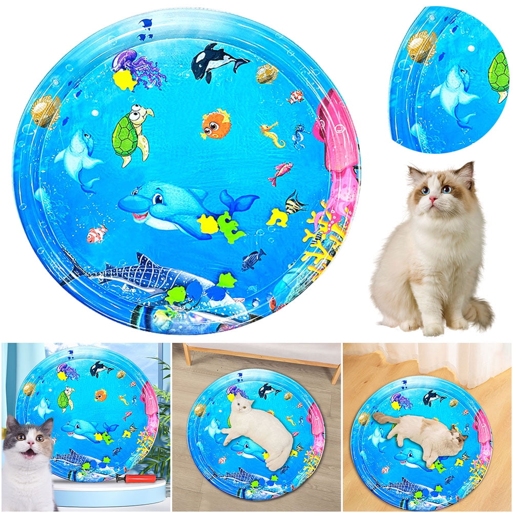 Juego Gatos Tapete Sensorial De Agua Para Gatos, Juguetes