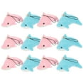 thumbnail image 4 of 12 piezas colgantes de la cadena de llaves de llave llaves de felpa de peluche decorativo accesorio de delfín relleno, 4 of 5