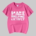 thumbnail image 2 of Gubotare Girls Tops Trendy Girls Shirt Girls T Shirt Short Live Shirts Tee Tops Size 11-12 (Light Purple,11-12 Years), 2 of 5
