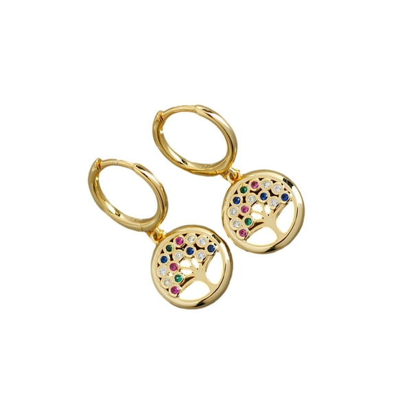 Sonducket 1 par de pendientes para mujer, diseño de árbol, reemplazo decorativo, moda, elegante, para chicas, señoras, fotografía, joyería Ropa, zapatos y accesorios Miscelánea Oro