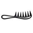 thumbnail image 5 of Wide Tooth Shark Plastic Comb Detangler Curly Hair Hairdressing Comb, 5 of 5